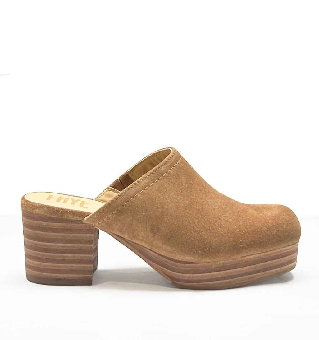 Campus Clog - Almond Suede - re - souL