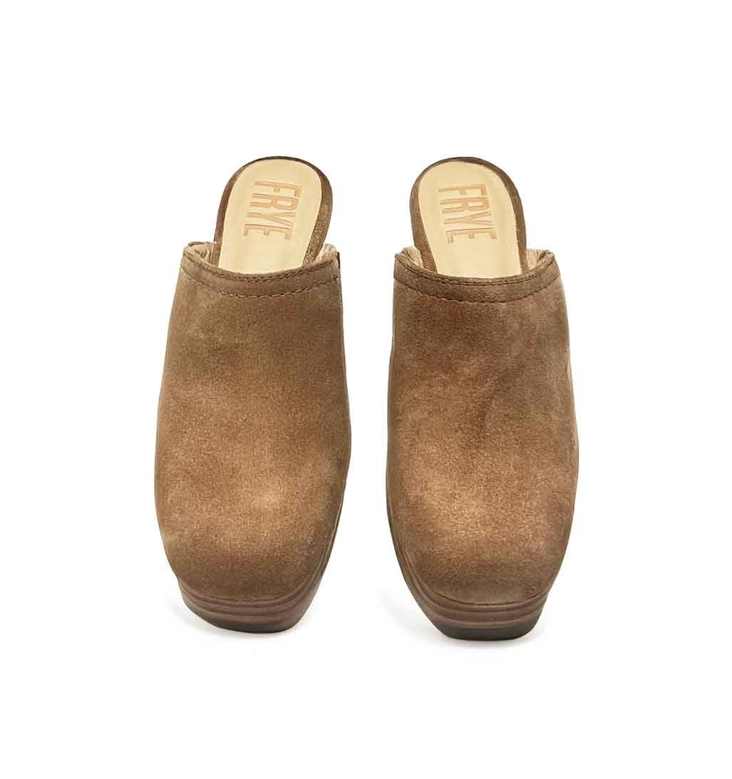Campus Clog - Almond Suede - re - souL