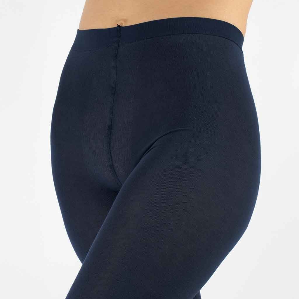 Cashmere Wool Tights - Navy - re - souL