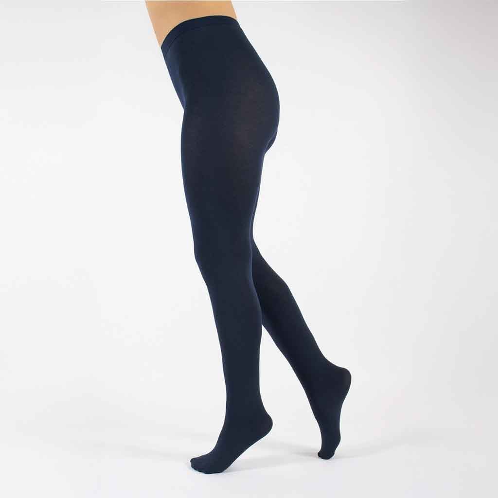 Cashmere Wool Tights - Navy - re - souL