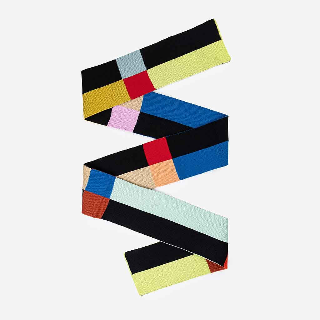 Chroma Skinny Scarf - Black - re - souL