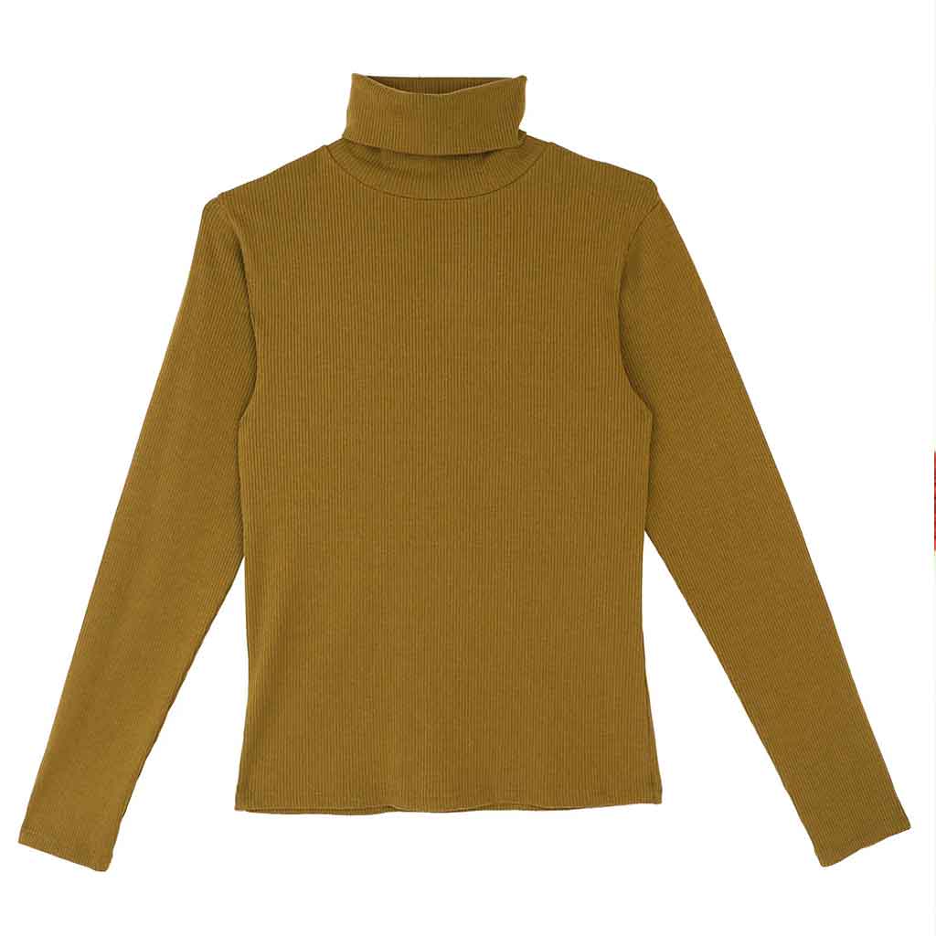Cillian Turtleneck Top - Avocado Green - re - souL