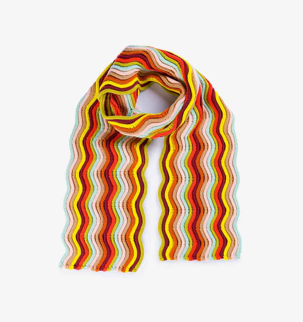 Circus Squiggle Scarf - Desert - re - souL