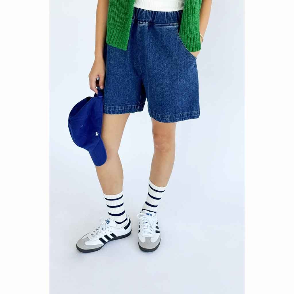 City Shorts - Blue Denim - re - souL