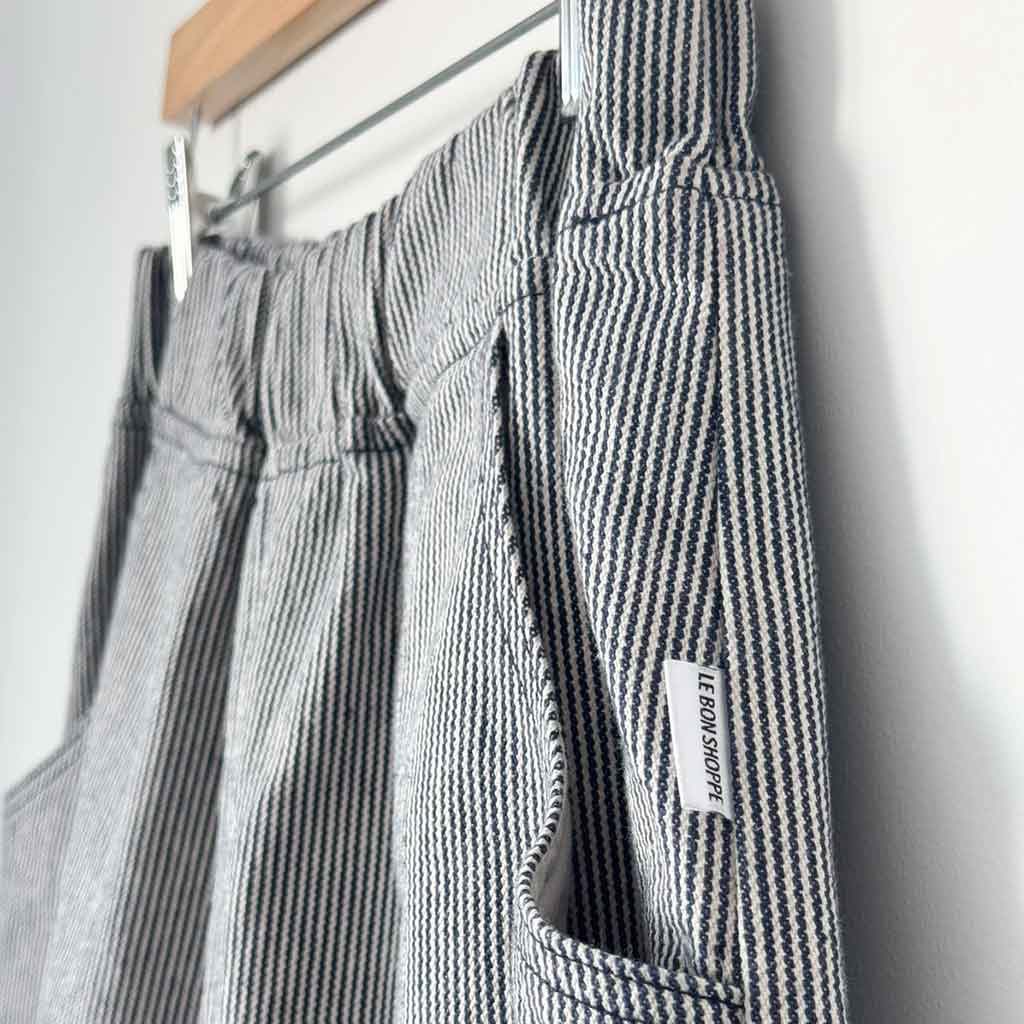 City Shorts - Navy Stripe - re - souL