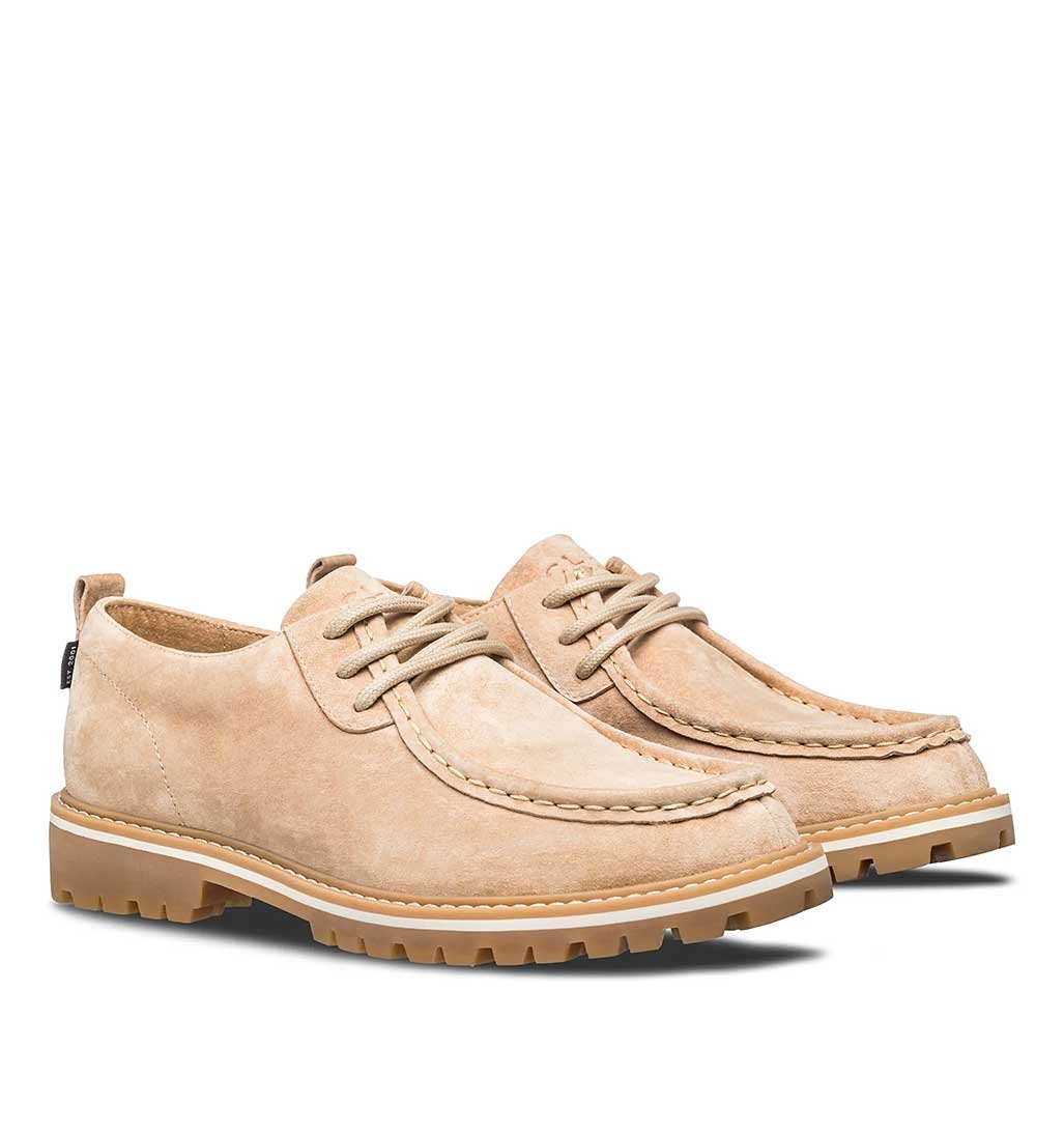 Clae Morrison Moc - Toe Derby - Safari Suede - re - souL