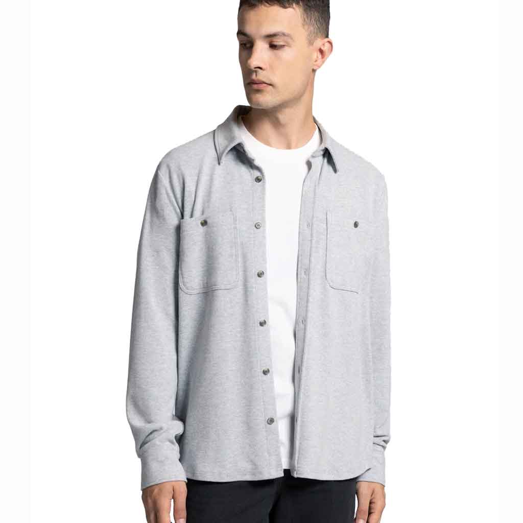 Clark Shirt for Men - Grey Heather - re - souL