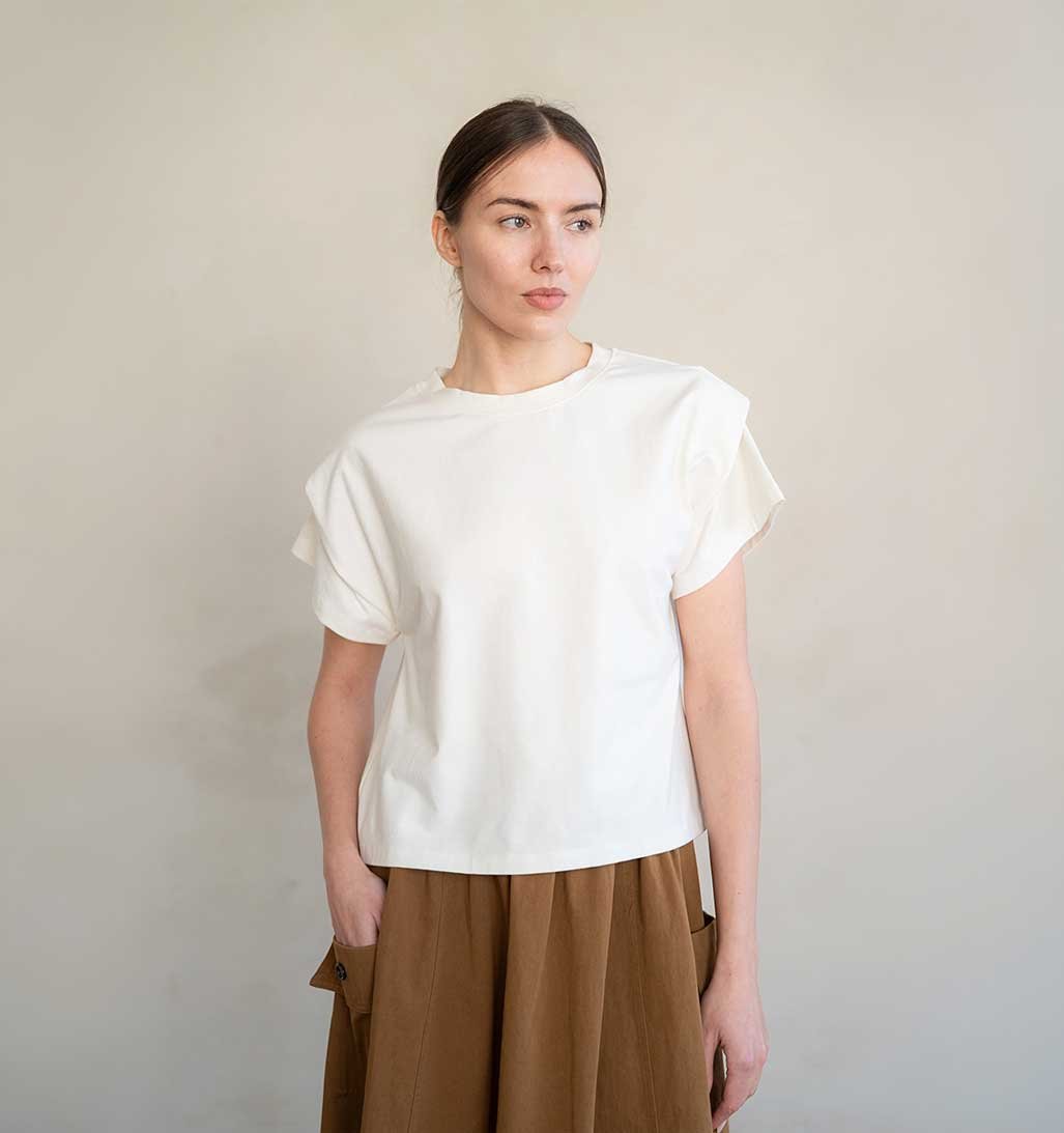 Classic Crew Relaxed Sleeves Tee - Black - re - souL