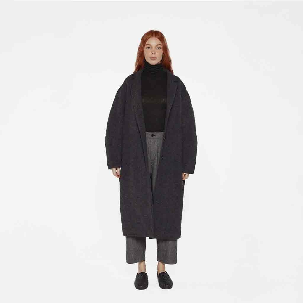 Cocoon Sleeve Maxi Coat - re - souL
