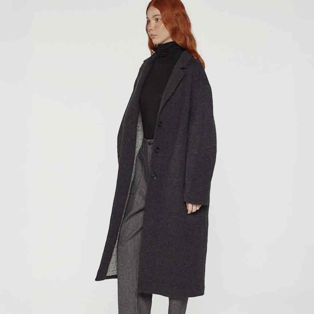 Amente Cocoon Sleeve Maxi Coat for Women | re-souL
