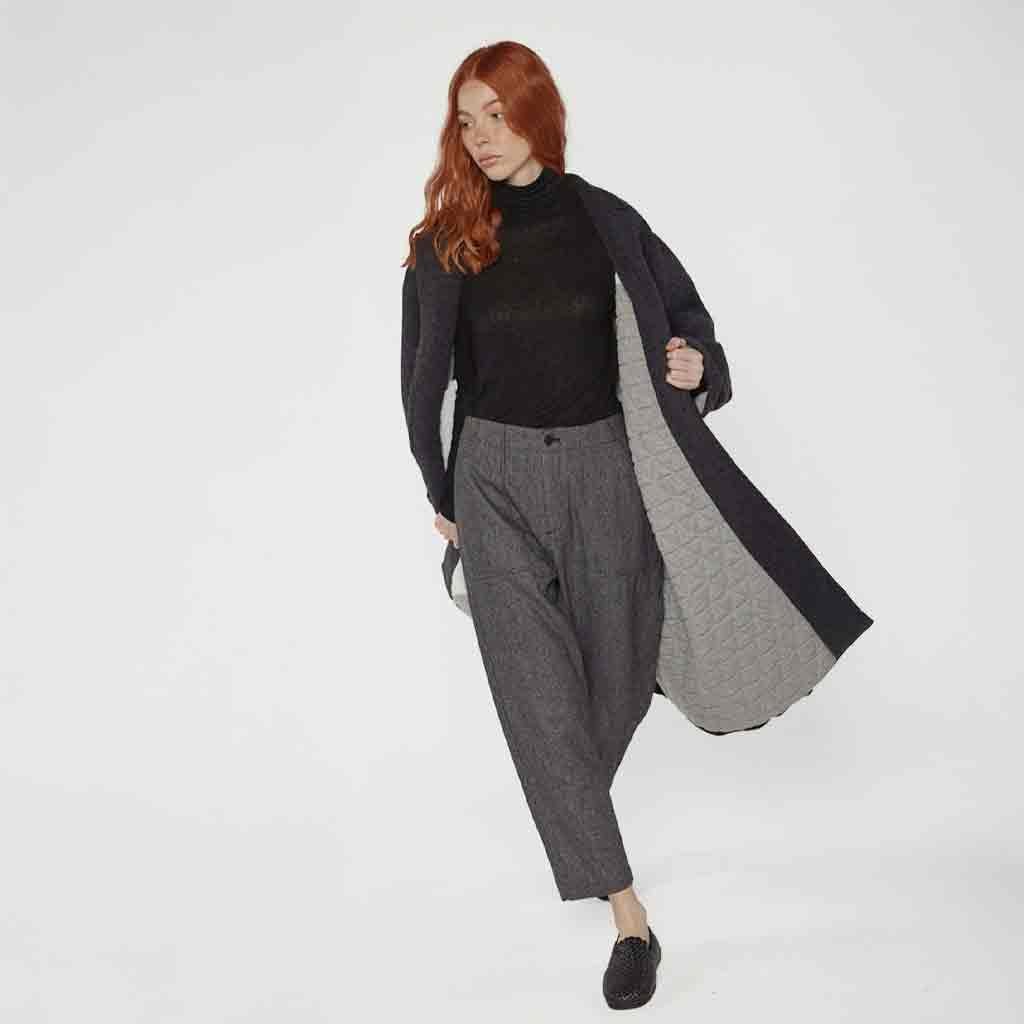 Cocoon Sleeve Maxi Coat - re - souL