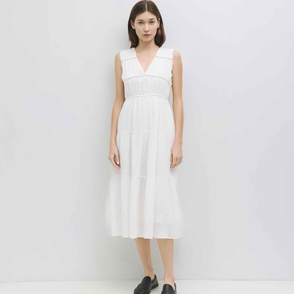 Cora Dress - White - re - souL