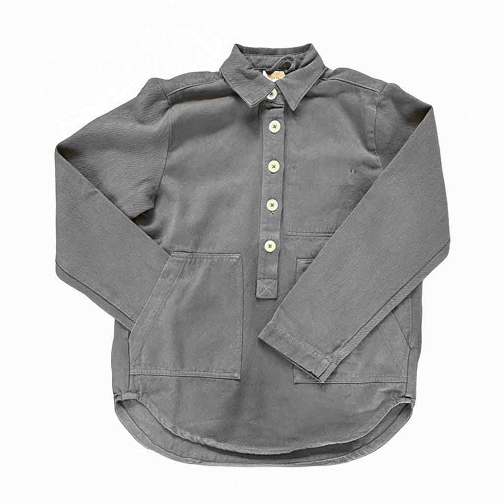 Curtis Canvas Top - Storm Grey - re - souL