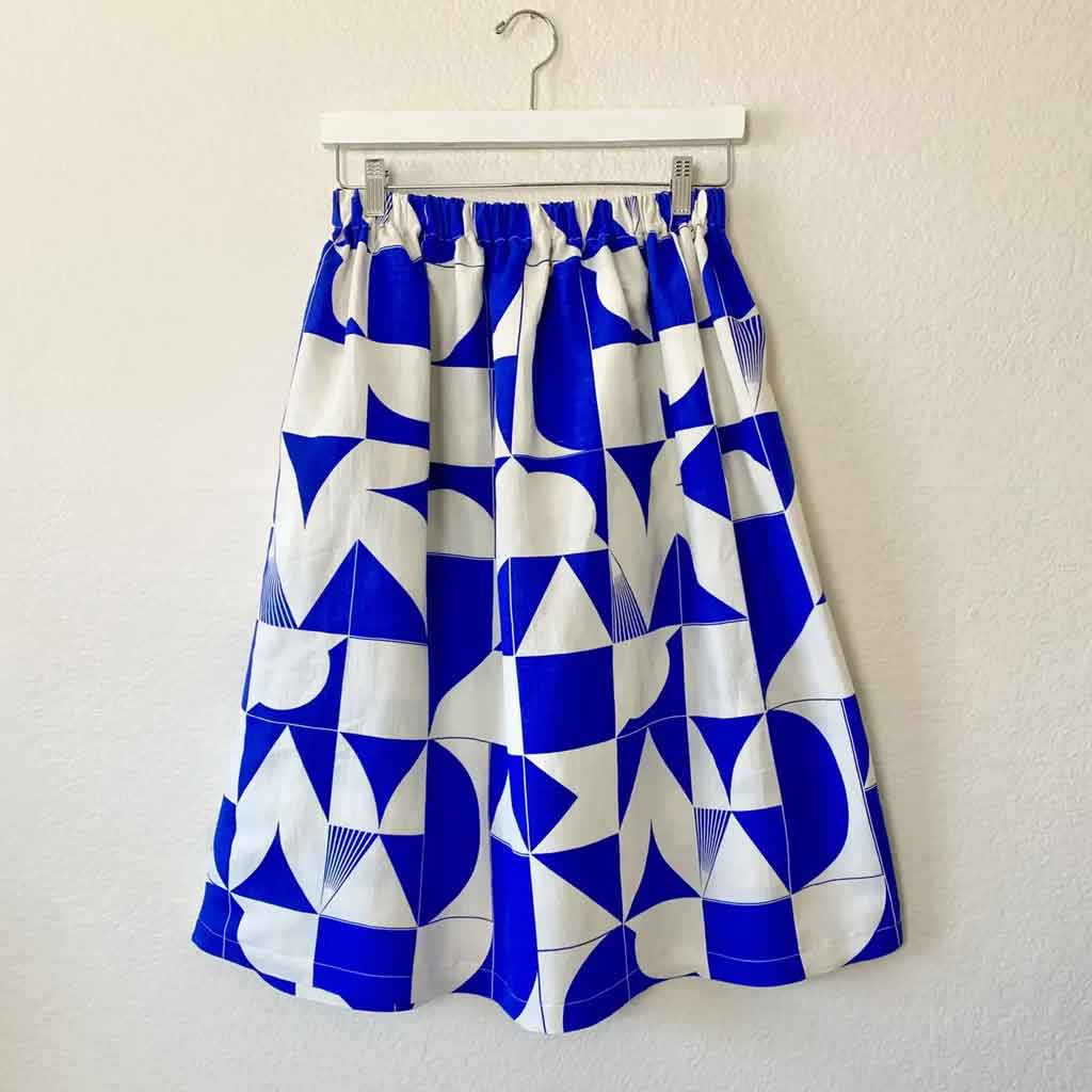 Deep Blue Skirt - re - souL