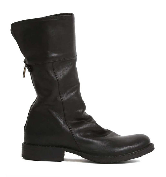 Ella Back-Zip Boot - Black - re-souL