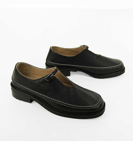 Elsie Tailored Shoe - Black - re-souL