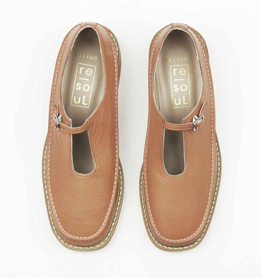 Elsie Tailored Shoe - Tan - re-souL