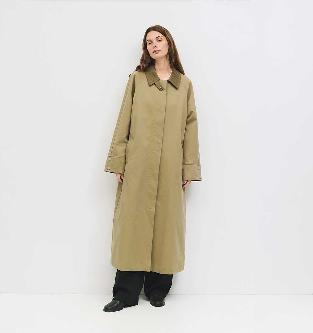Emilie Coat - Khaki - re - souL