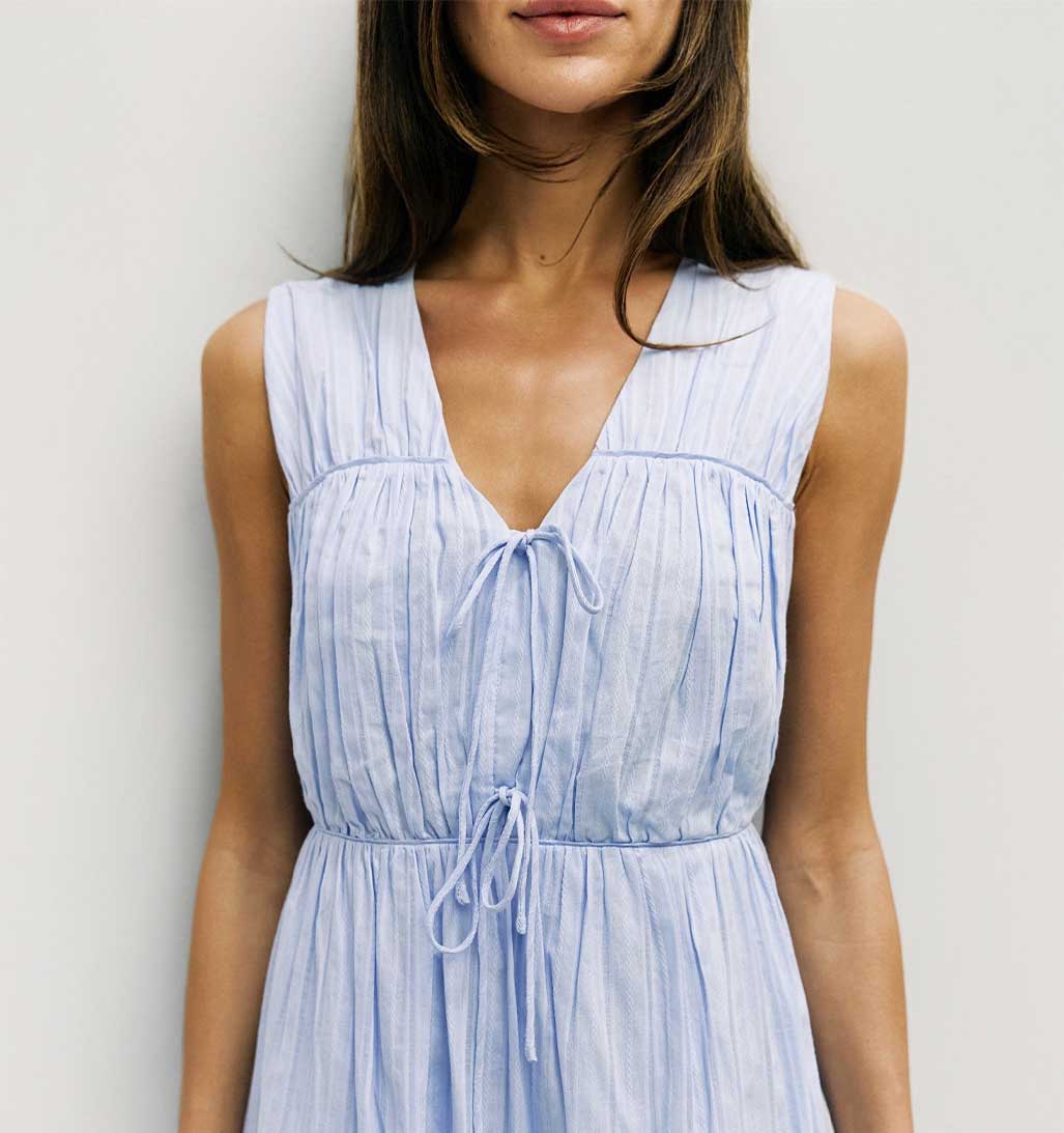 Emmy Dress - Blue - re - souL