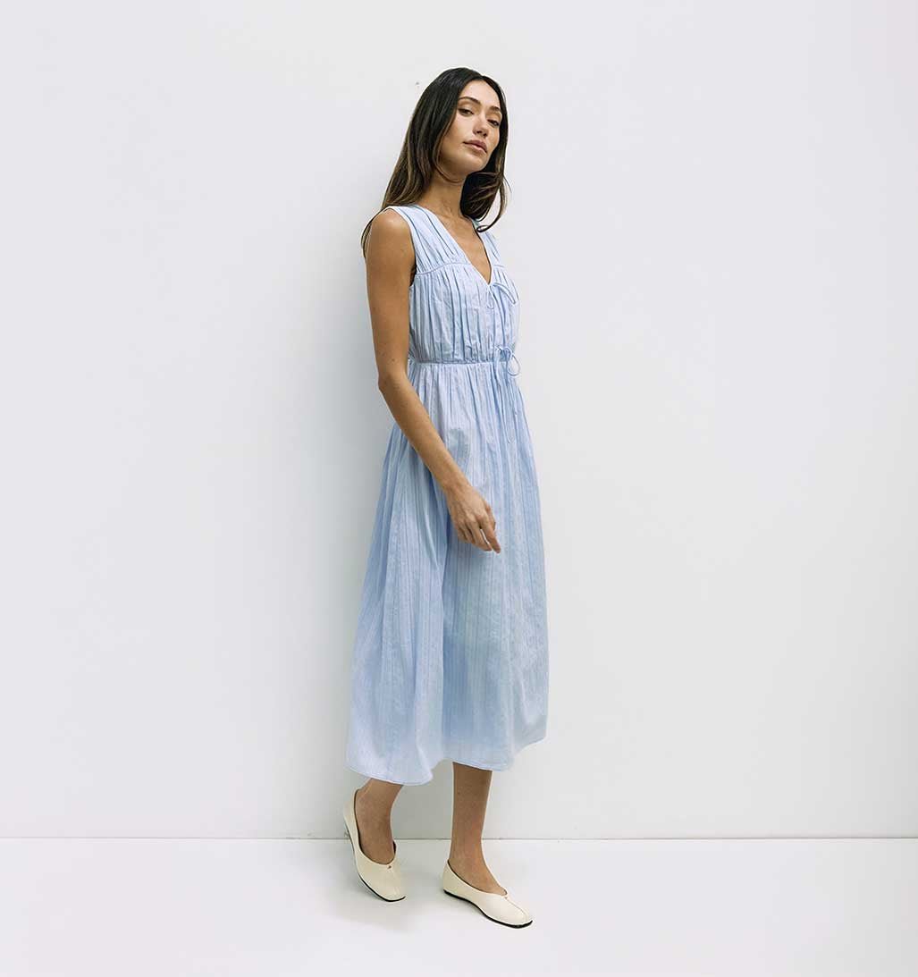 Emmy Dress - Blue - re - souL