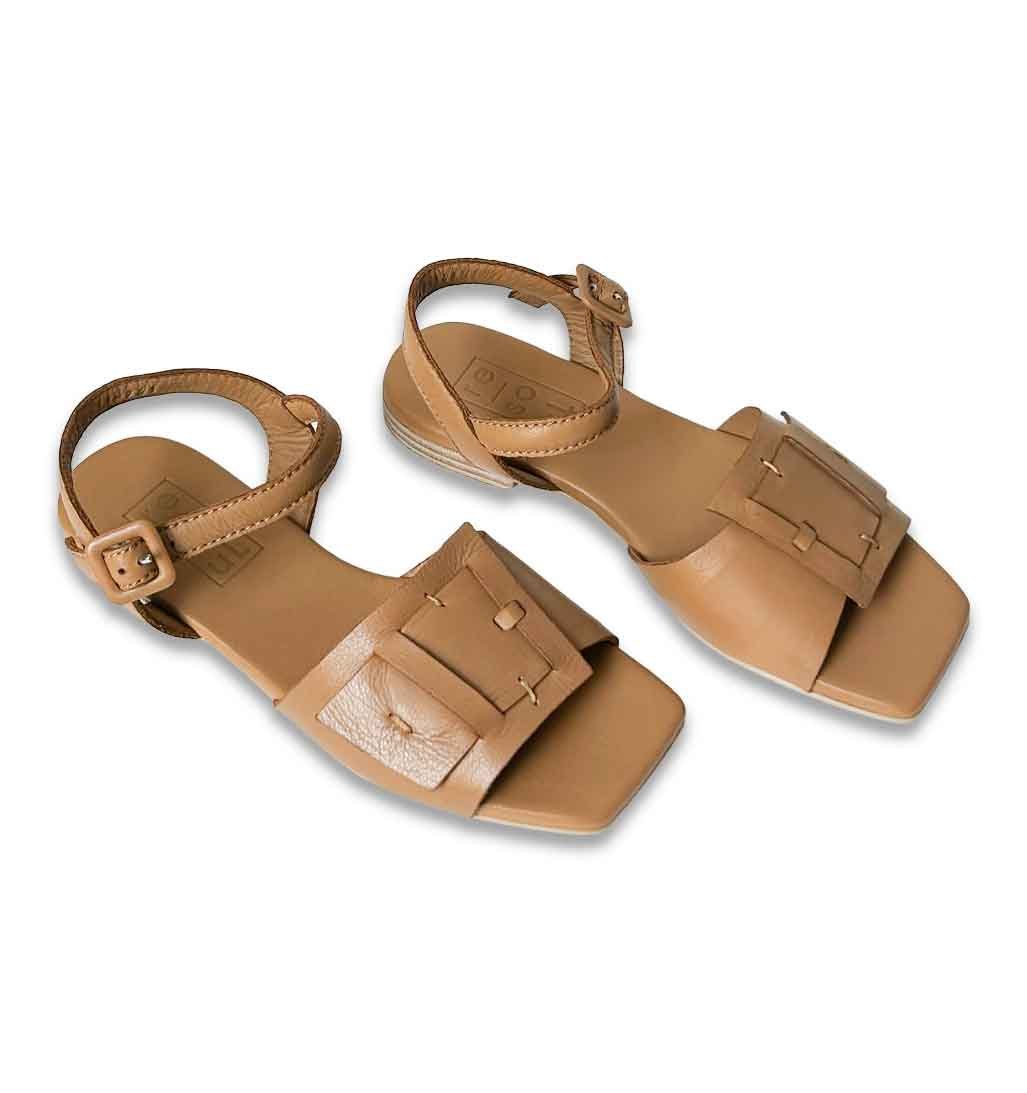 Erdem Flat Woven Sandal - Camel - re - souL