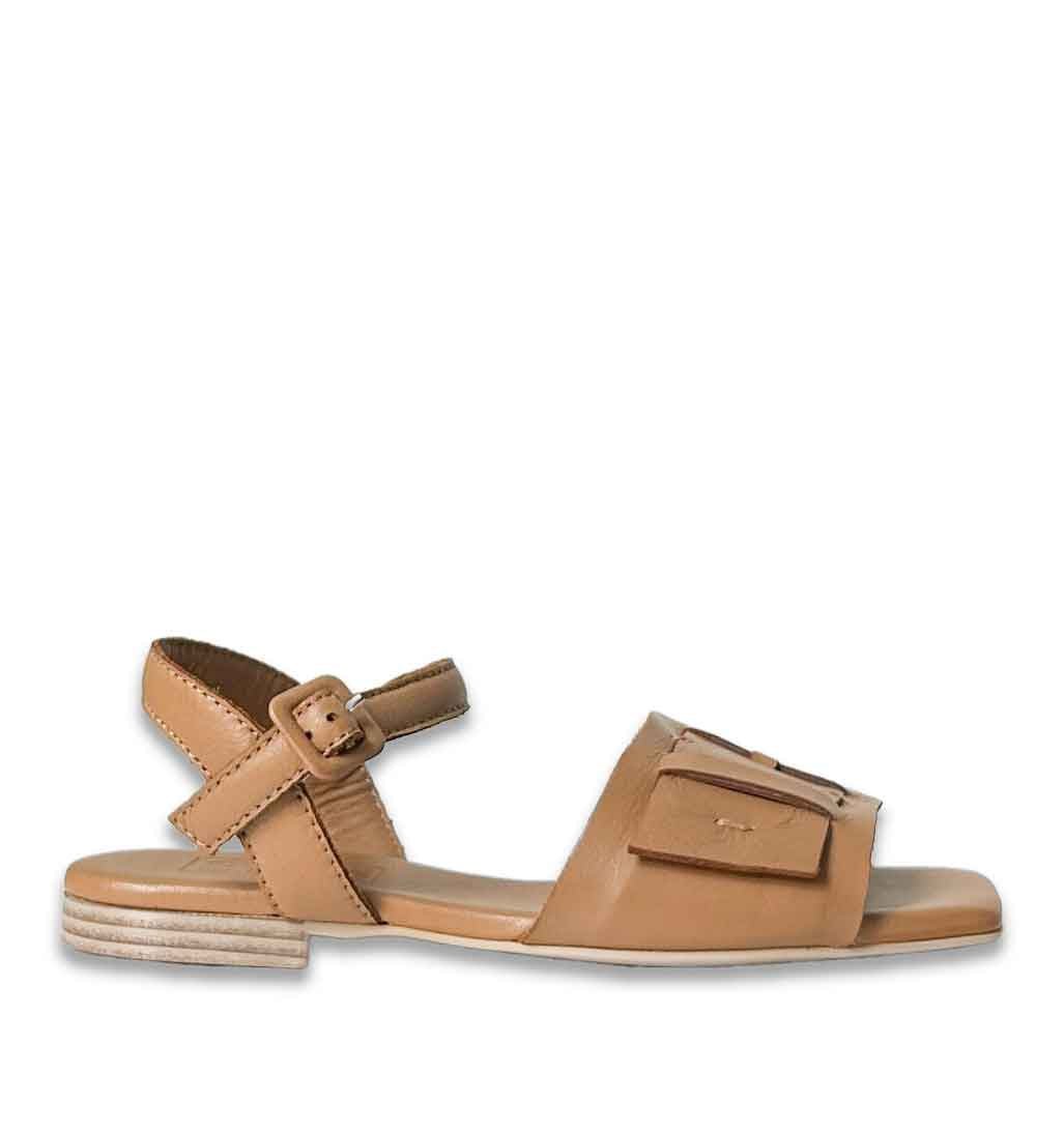 Erdem Flat Woven Sandal - Camel - re - souL