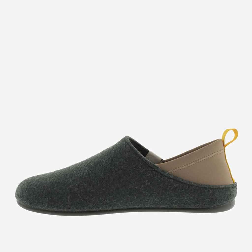 Felt Slipper for Men - Forest Green - re - souL