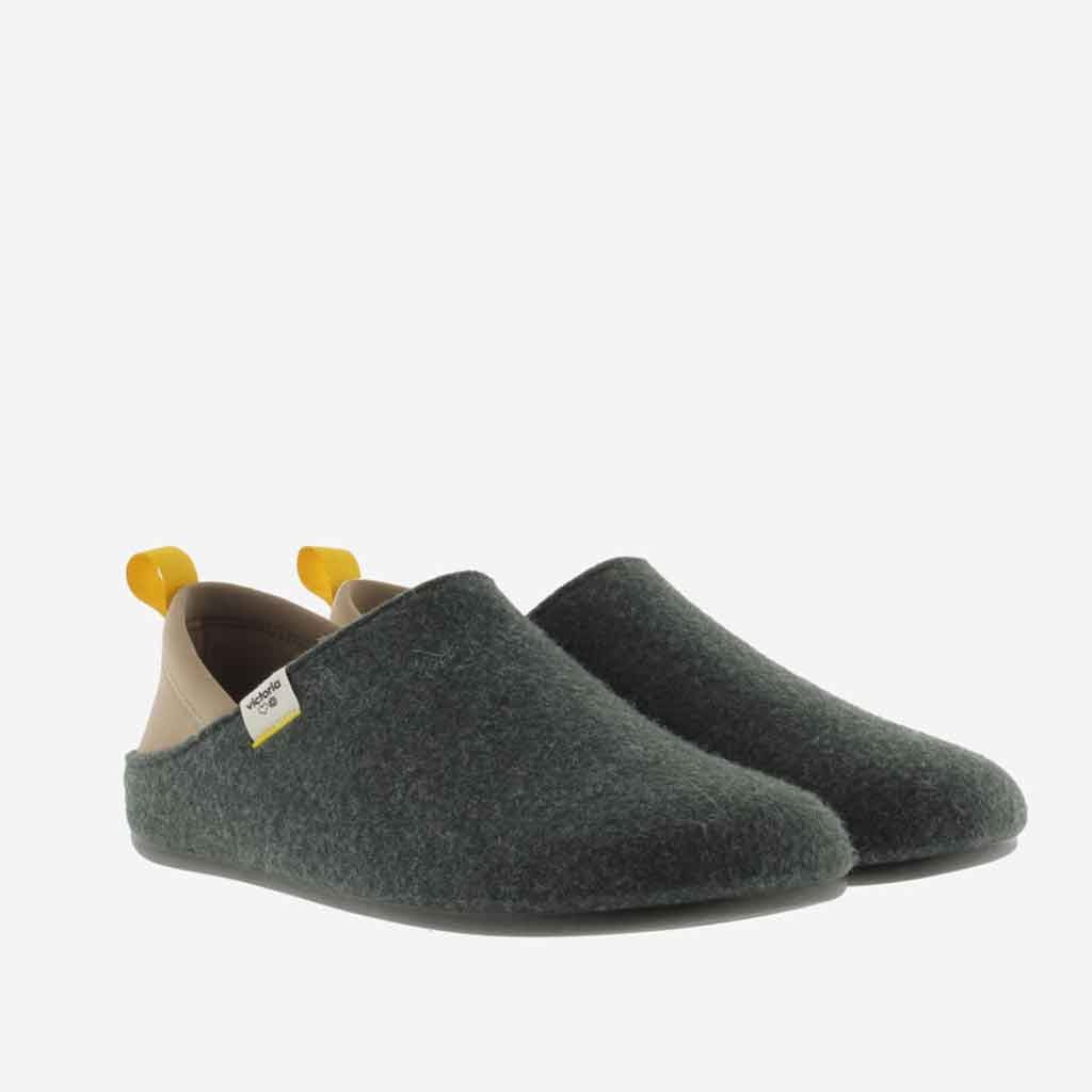 Felt Slipper for Men - Forest Green - re - souL