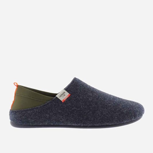 Felt Slipper for Men - Navy - re - souL