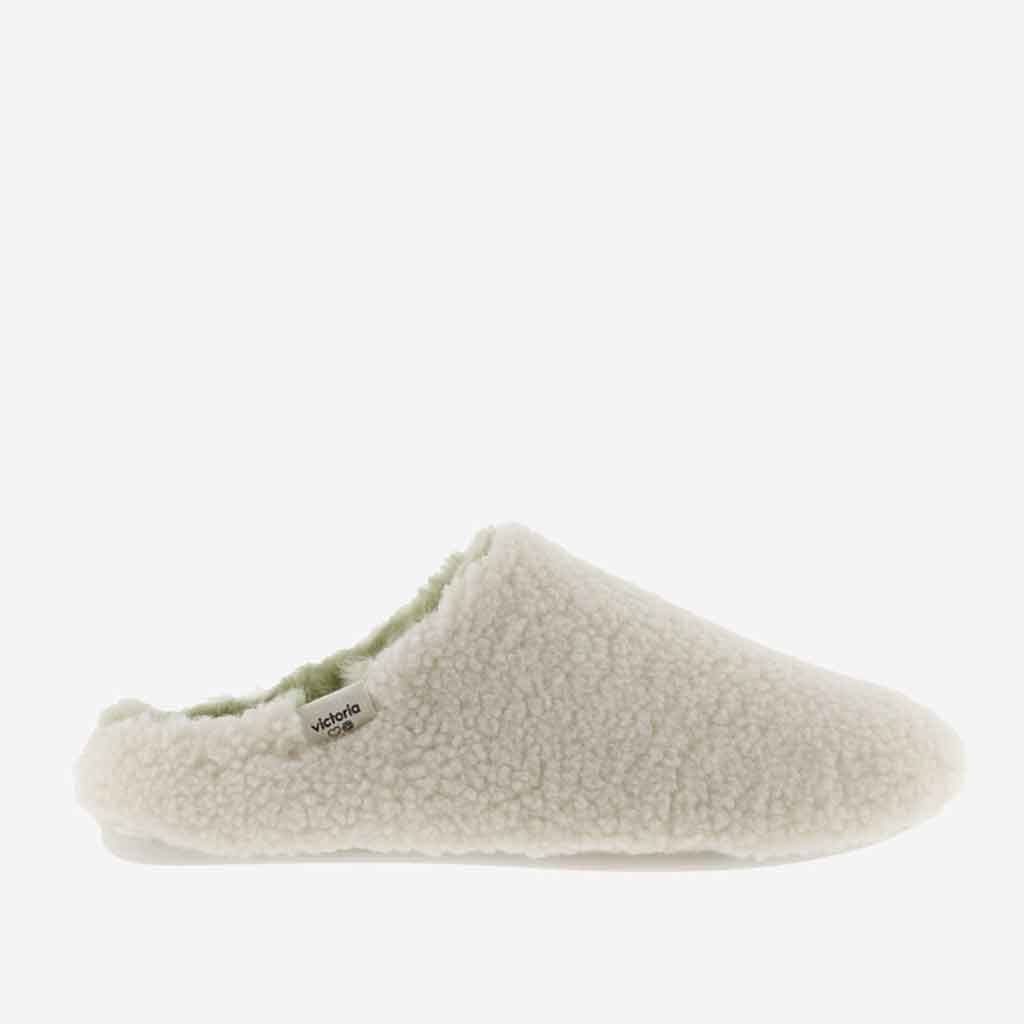 Fleece Slipper - Natural - re - souL