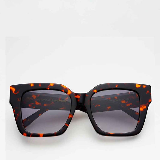 Freyrs Bon Chic Oversized Square Sunglasses - Tortoise - re - souL