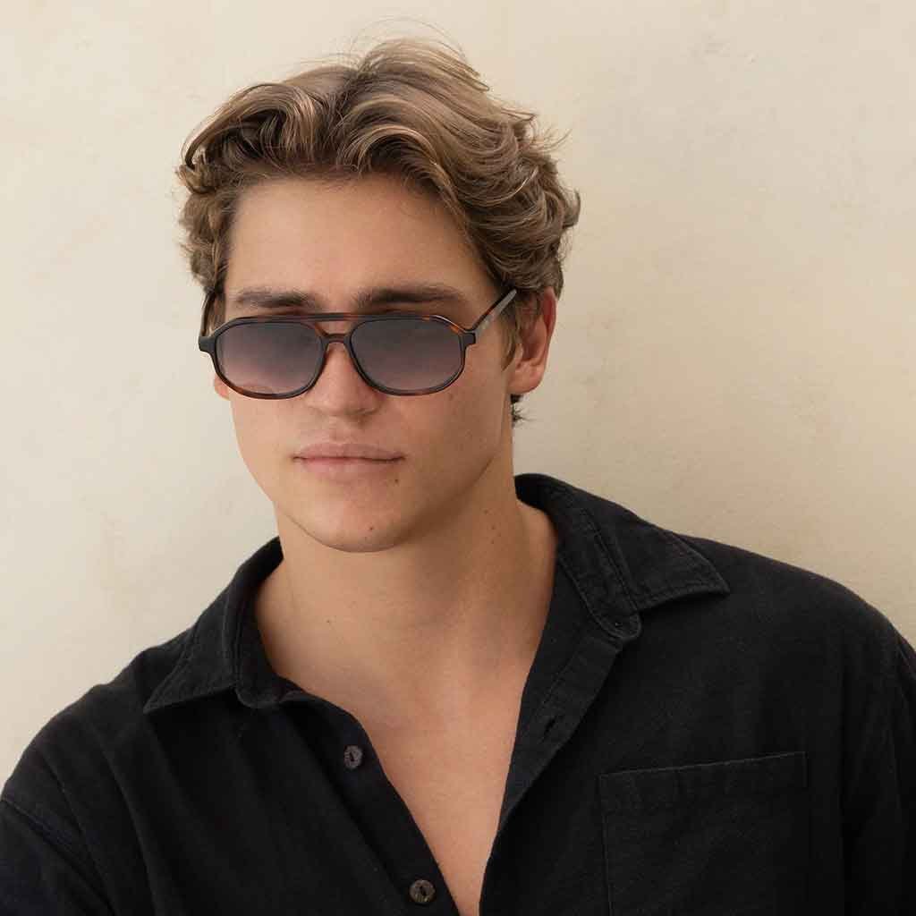 Freyrs Fenix Aviator Sunglasses - Tortoise - re - souL