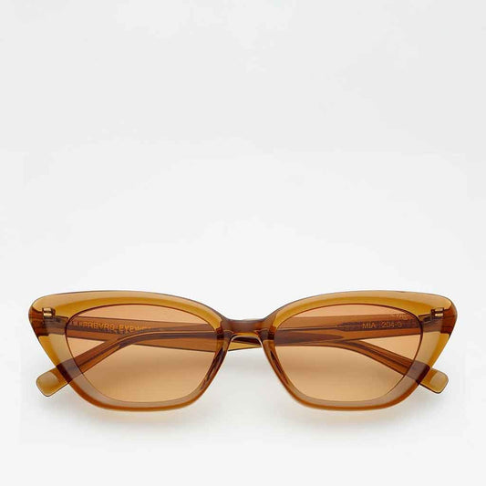 Freyrs Mia Cat Eye Sunglasses - Crystal Brown - re - souL
