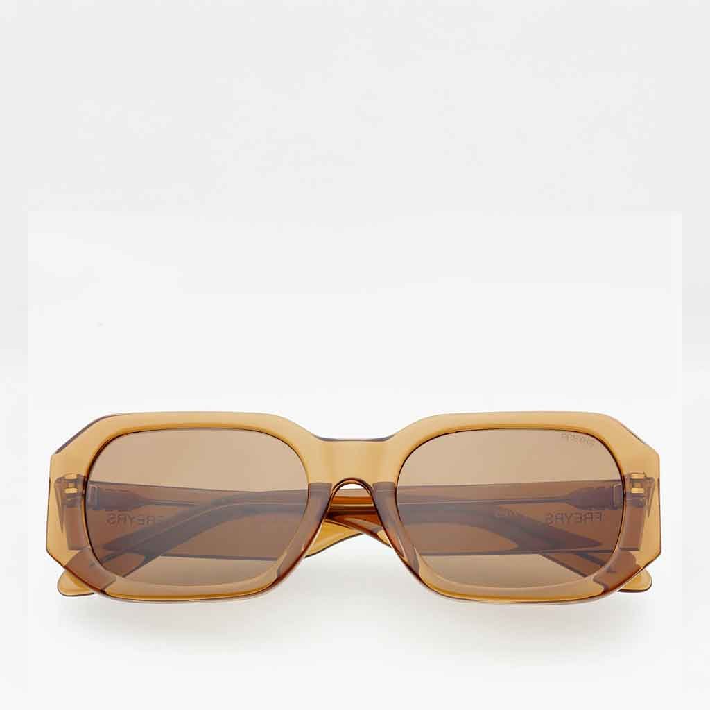 Freyrs Onyx Rectangular Sunglasses - Brown - re - souL