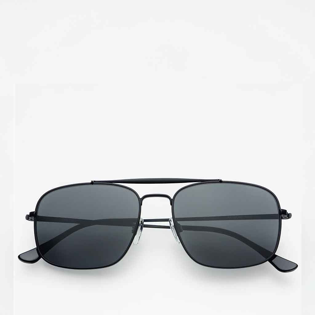 Freyrs Raymond Wire Sunglasses - Black - re - souL