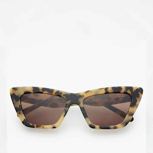 Freyrs Siena Cat Eye Sunglasses - Milky Tortoise - re - souL
