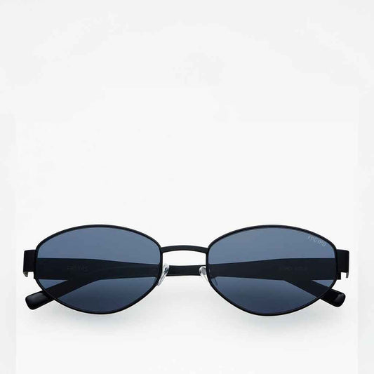Freyrs Soho Oval Sunglasses - Black - re - souL