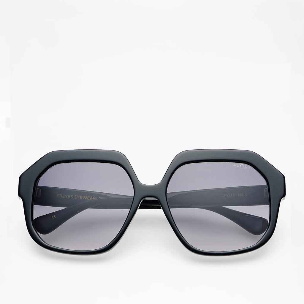 Freyrs Stella Octagonal Sunglasses - Black - re - souL