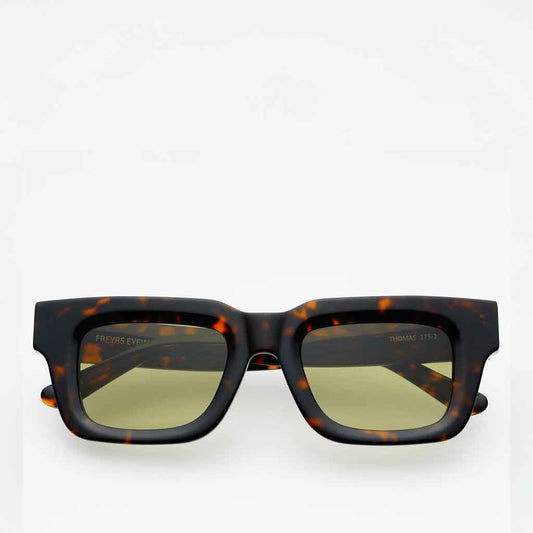 Freyrs Thomas Rectangular Sunglasses - Tortoise - re - souL
