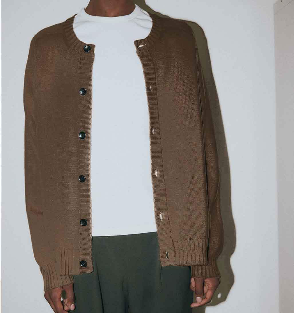 Fritz Knit Cardigan - Olive - re - souL