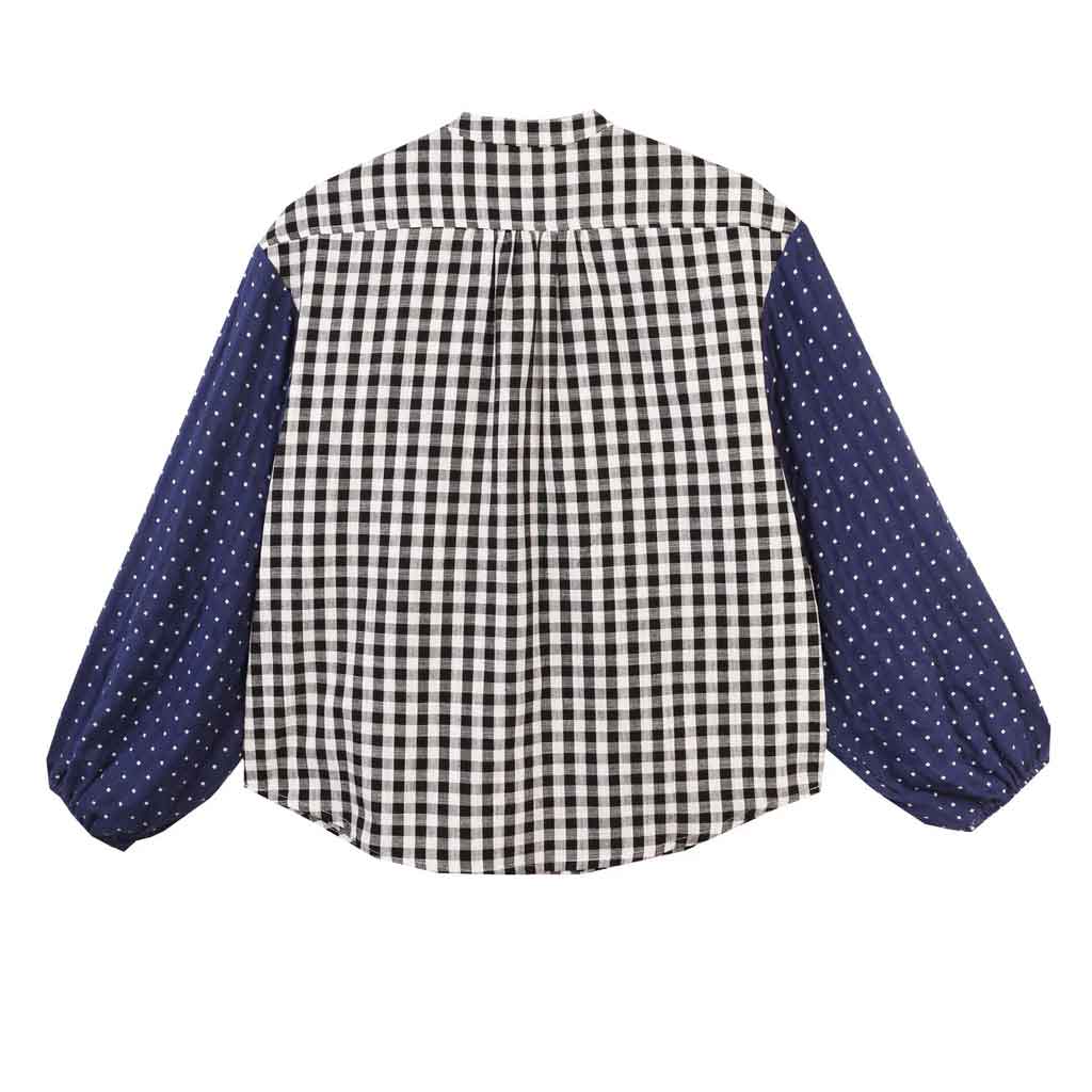 Gale Pocket Shirt - Patchwork Gingham - re - souL