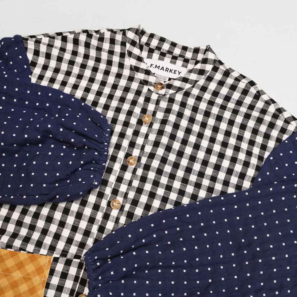 Gale Pocket Shirt - Patchwork Gingham - re - souL