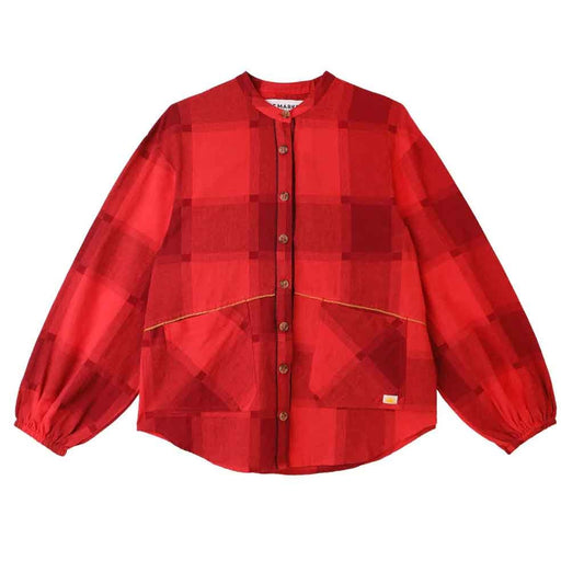 Gale Pocket Shirt - Red Gingham - re - souL