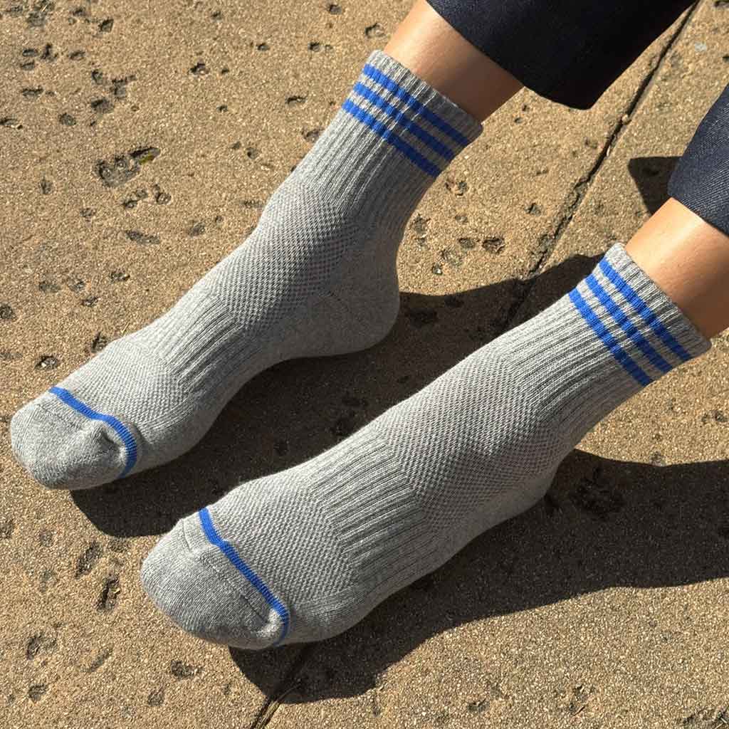 Girlfriend Socks - Grey - re - souL