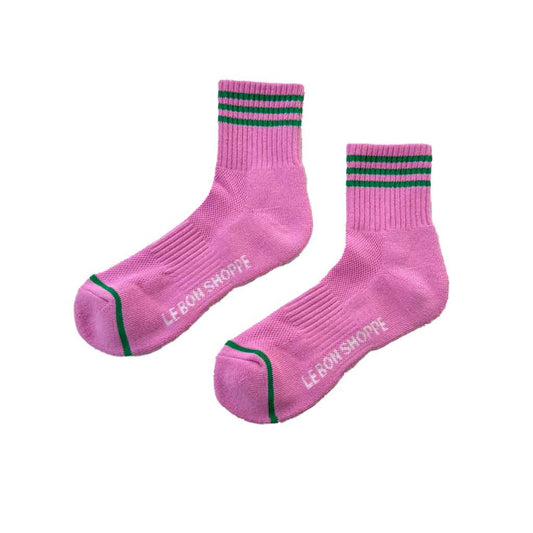 Girlfriend Socks - Rose Pink - re-souL