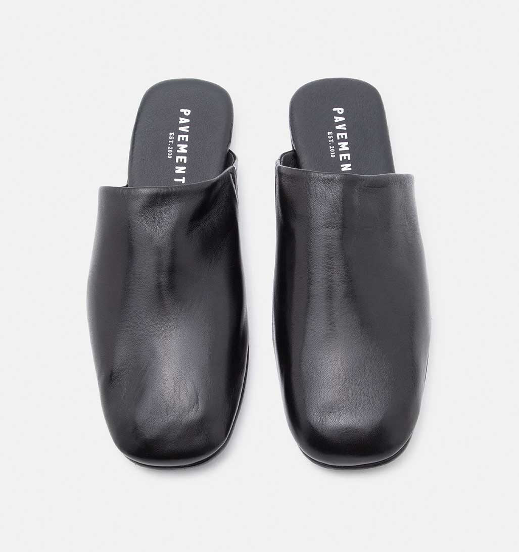Gunilla Mule Flats - Black - re - souL