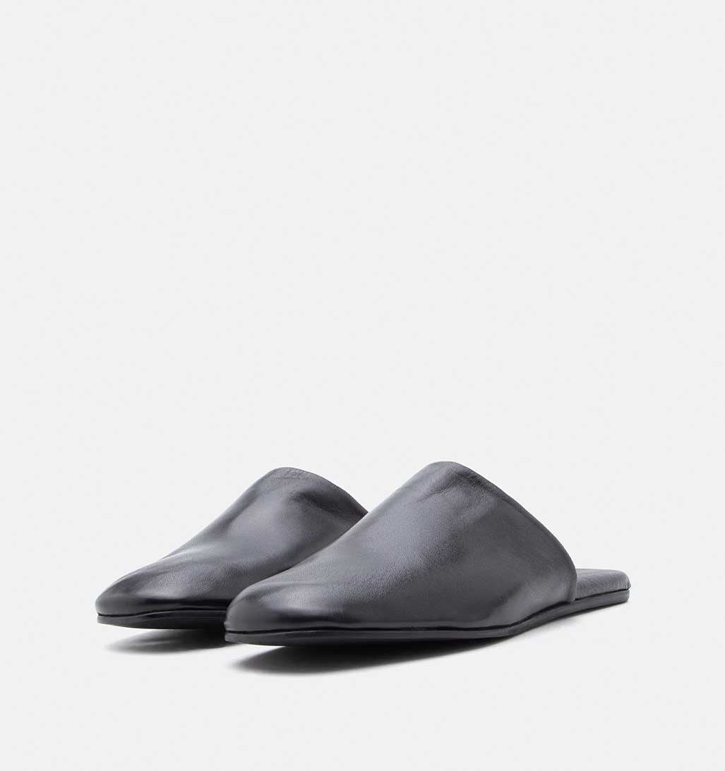 Gunilla Mule Flats - Black - re - souL