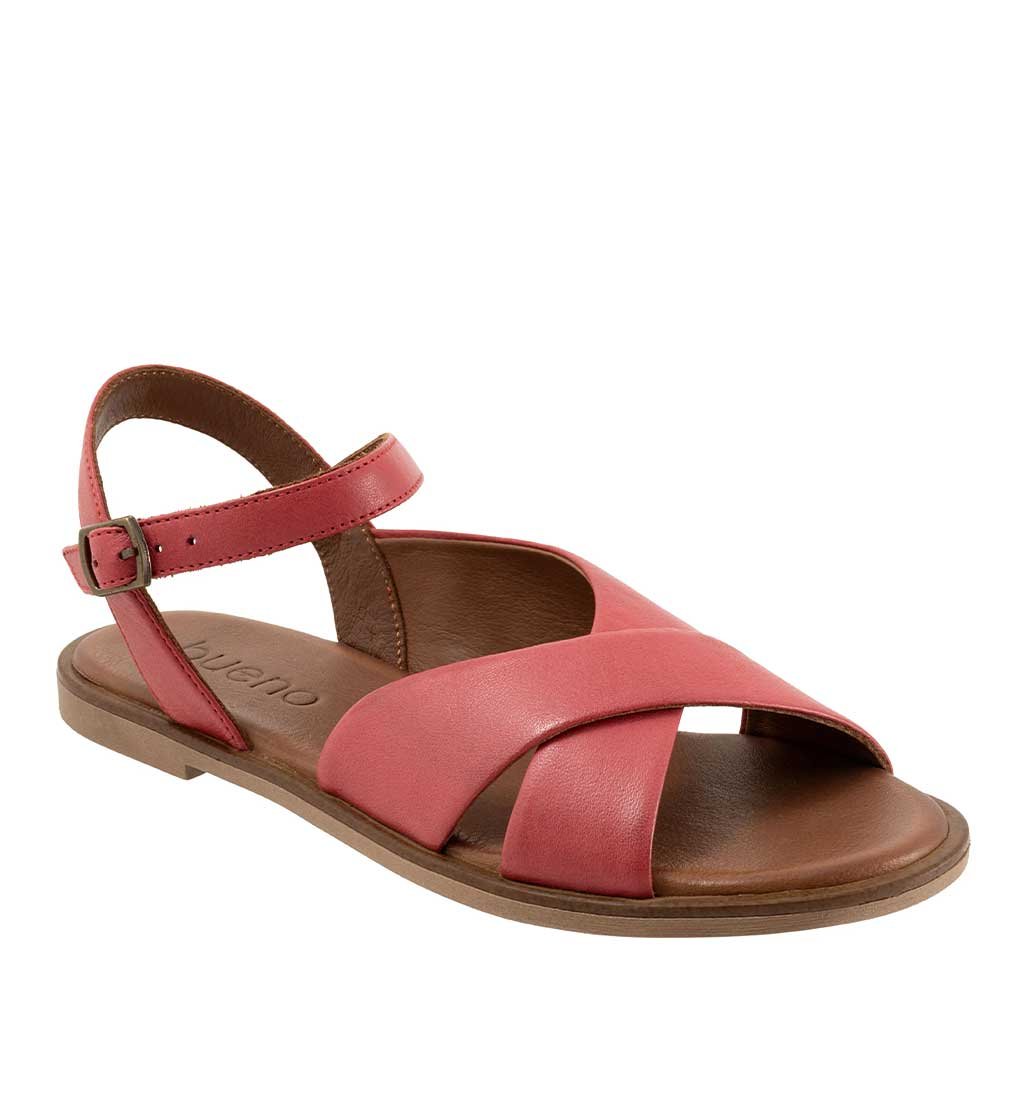 Harmony Criss Cross Sandal - Red - re - souL