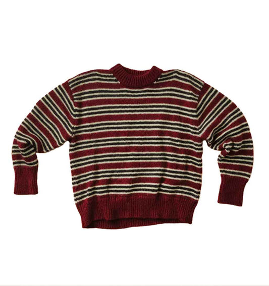 Hilma Striped Sweater - Canna - re - souL