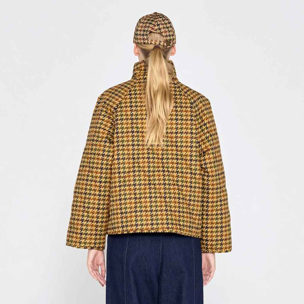 Houndstooth Quilted Jacket - Pattern Multi - re - souL